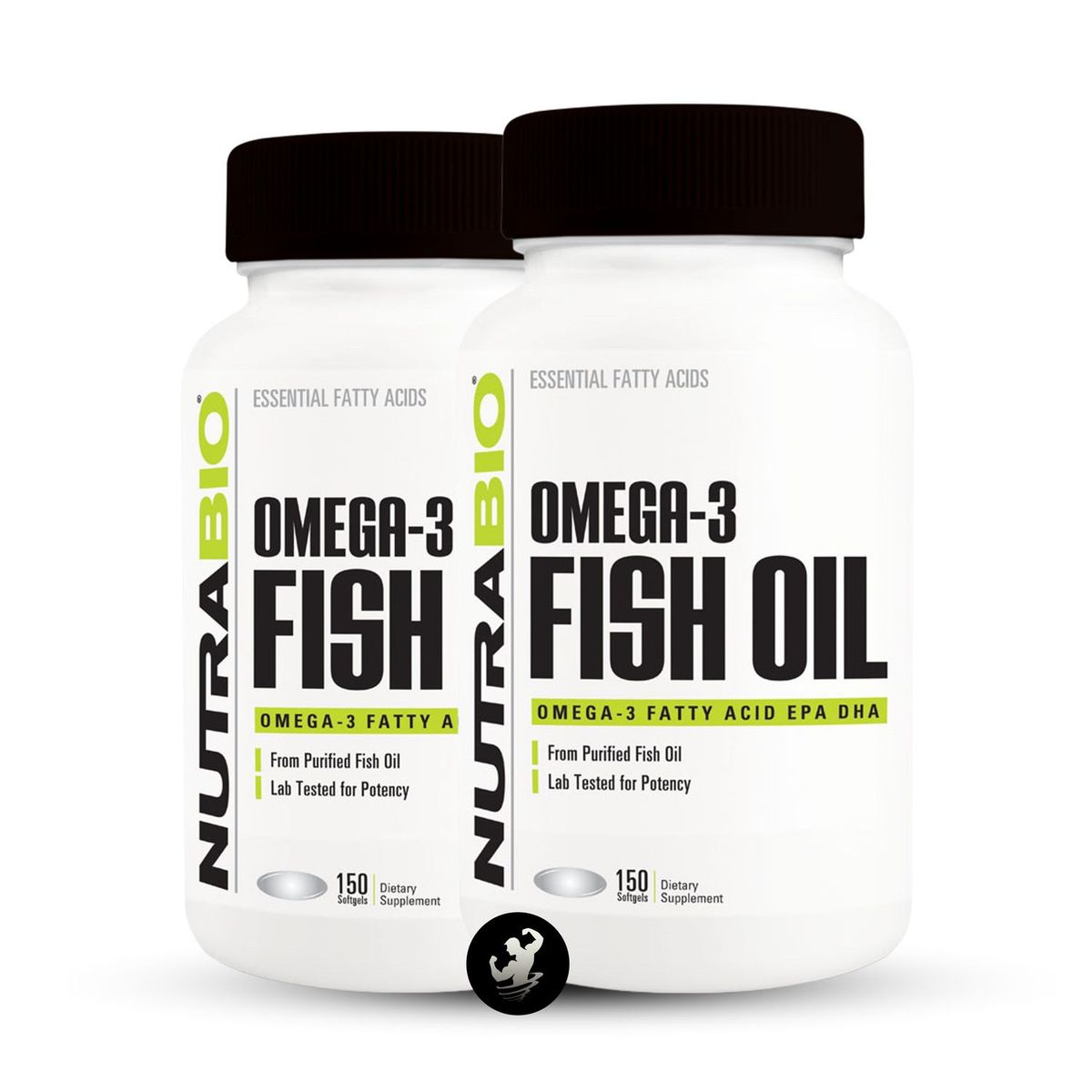 NUTRABIO - Pack x 02 Omega Fish-Oil 150 caps Nutrabio
