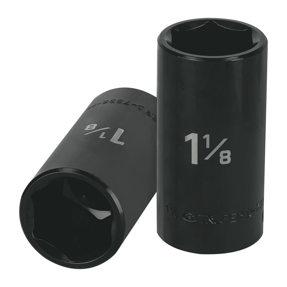 TRUPER - Dado de impacto tubulares de 6 puntas de 1 1/8" encastre de 1/2" Pza.