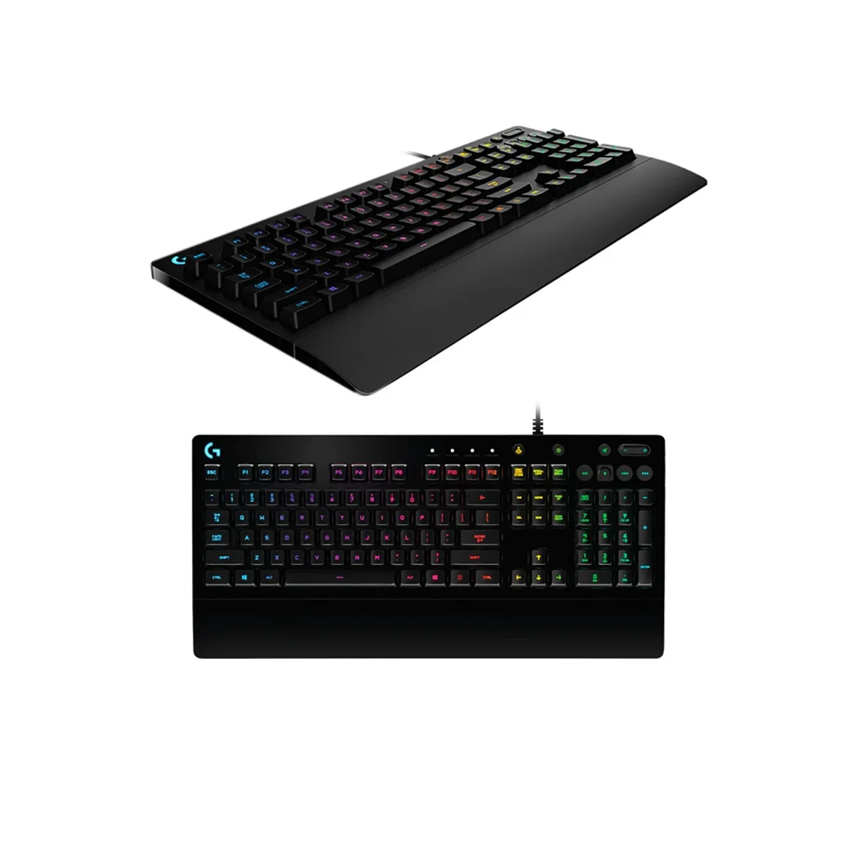 LOGITECH - Teclado Gamer Logitech Prodigy G213 RGB USB Ingles Negro 920-008084