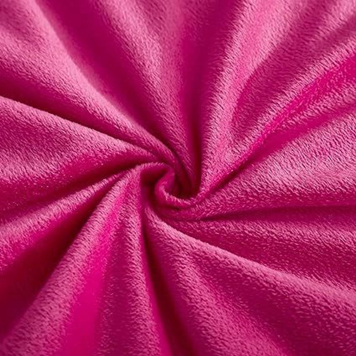 GENERICO - pack de dos funda de almohada peluche corto 50cmx70cm FUCSIA