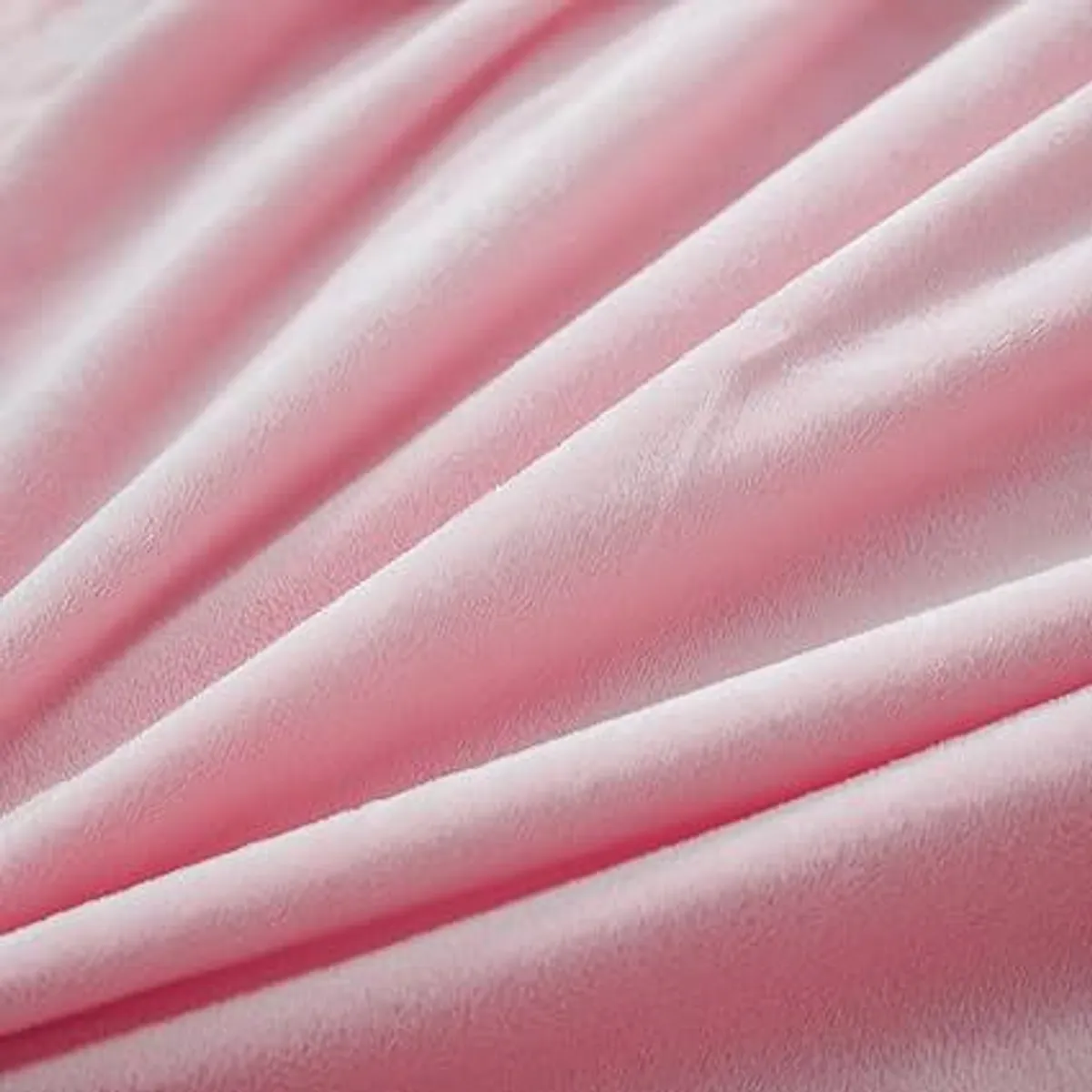 GENERICO - funda de almohada peluche corto 50cmx70cm ROSADO BEBE