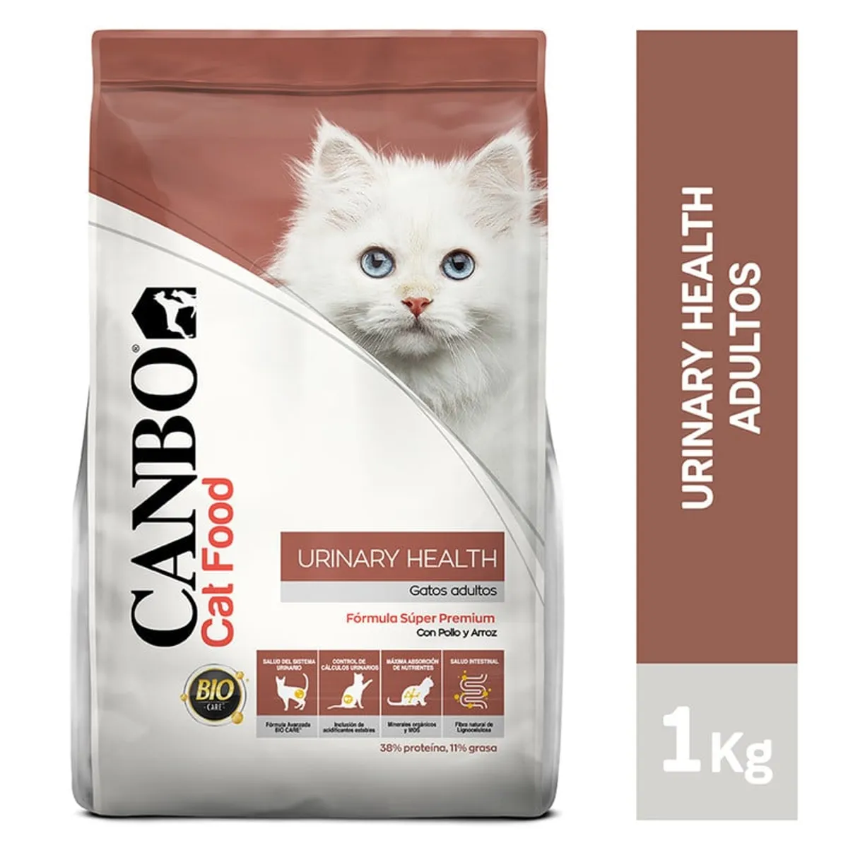CANBO - CANBO GATOS ADULTOS CUIDADO URINARIO 1 KG - POLLO Y ARROZ
