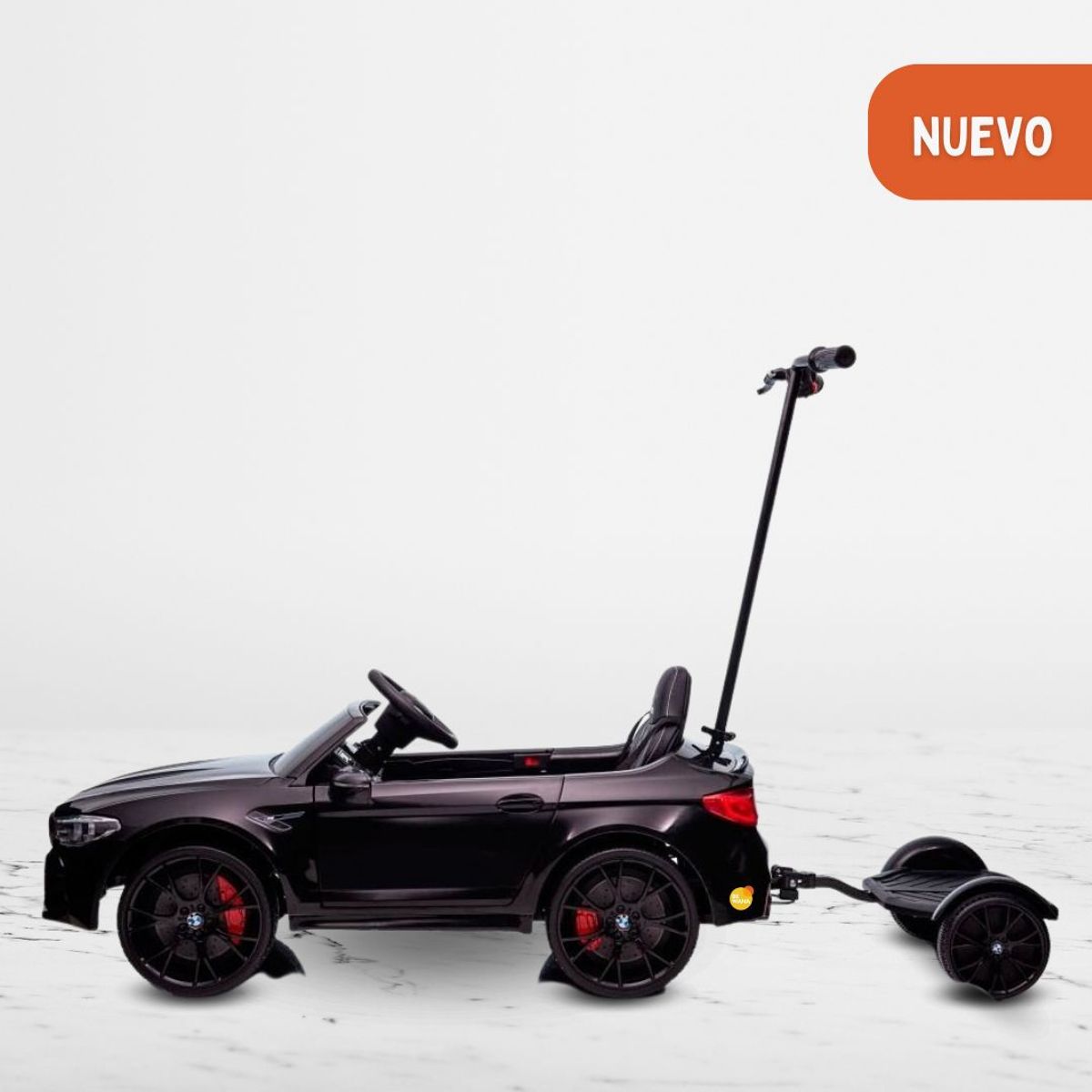 BMW - Carro a Batería con Empujador BMW «M5» Black