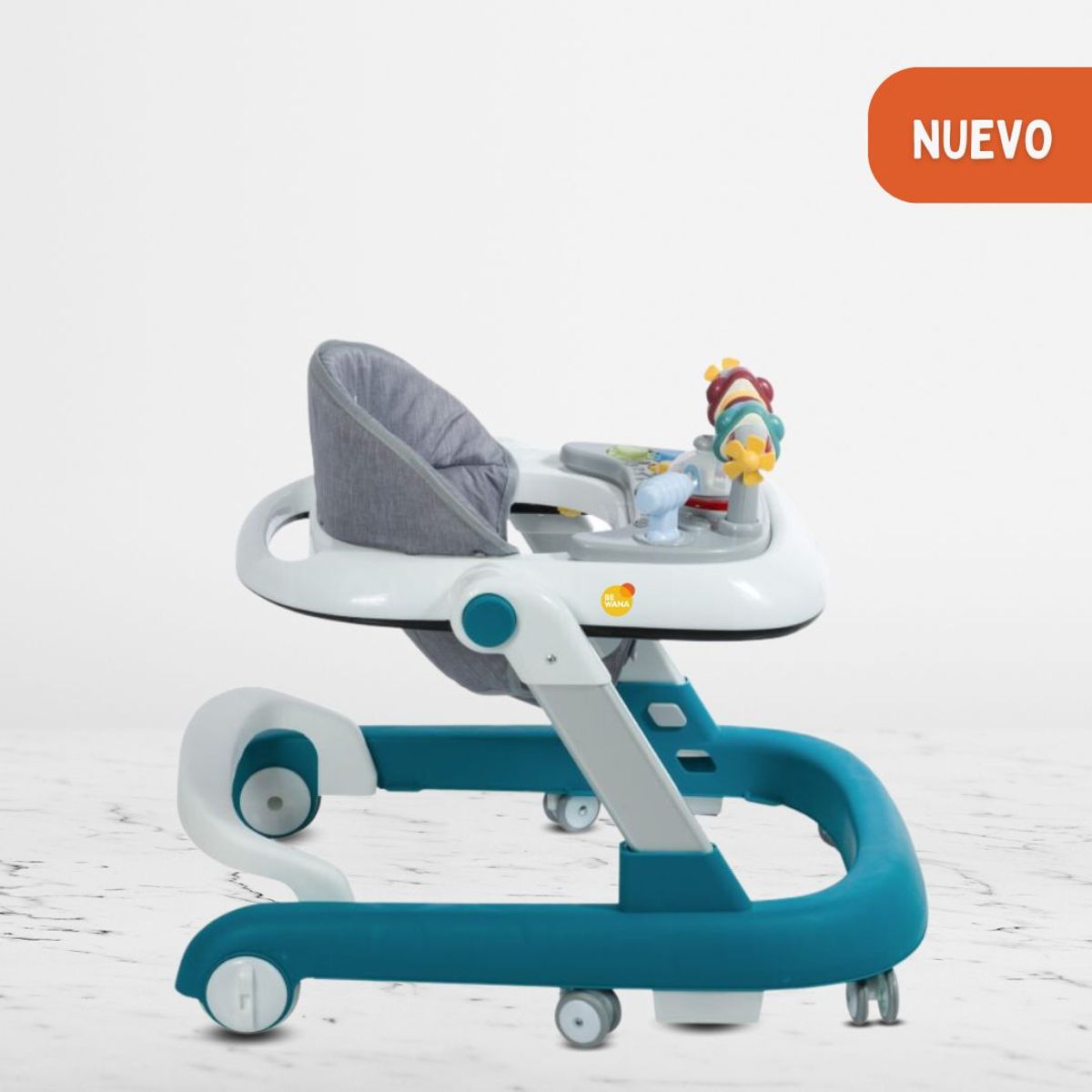EBABY - Andador Caminador Interactiva para Bebés «FUNNY» Green