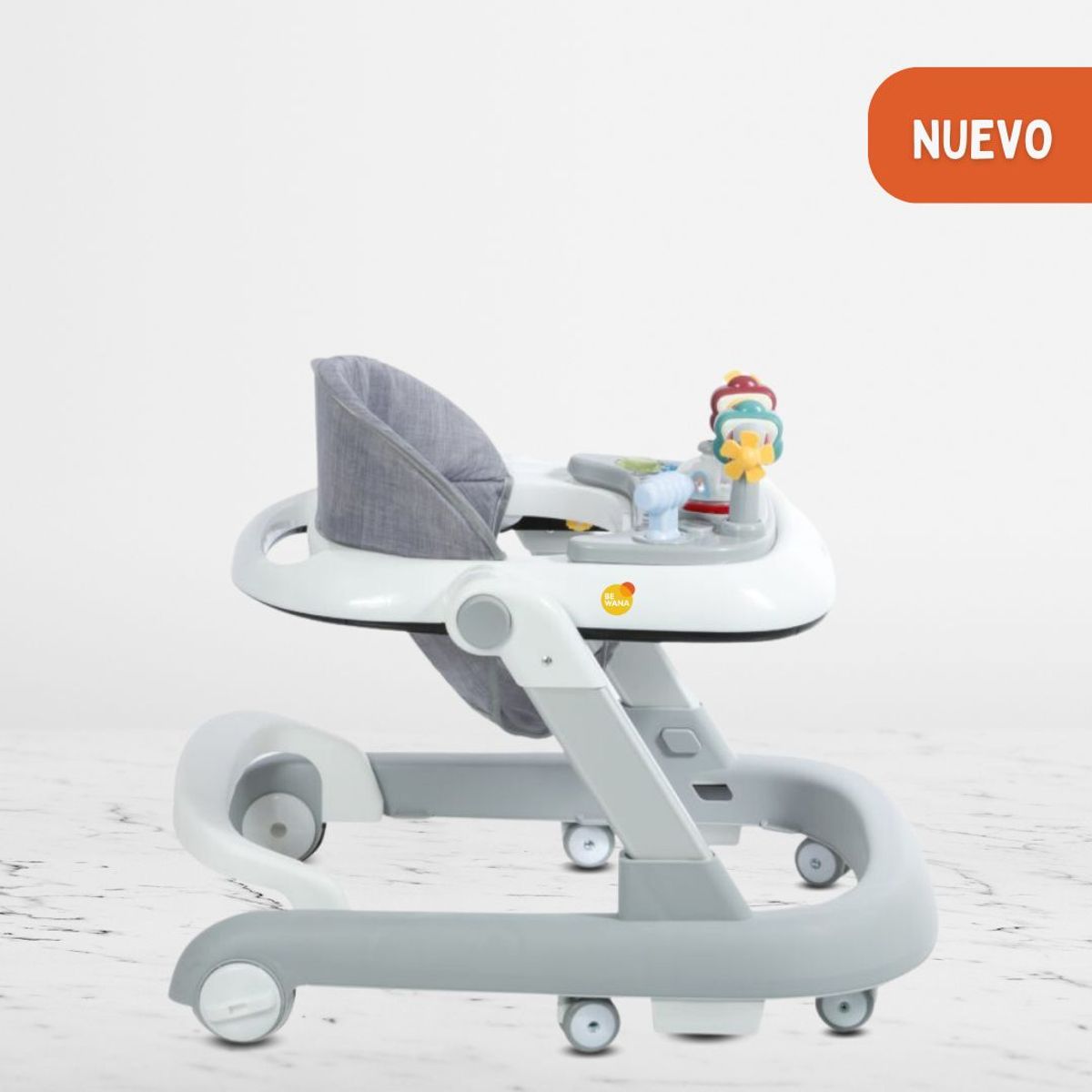 EBABY - Andador Caminador Interactiva para Bebés «FUNNY» Gray