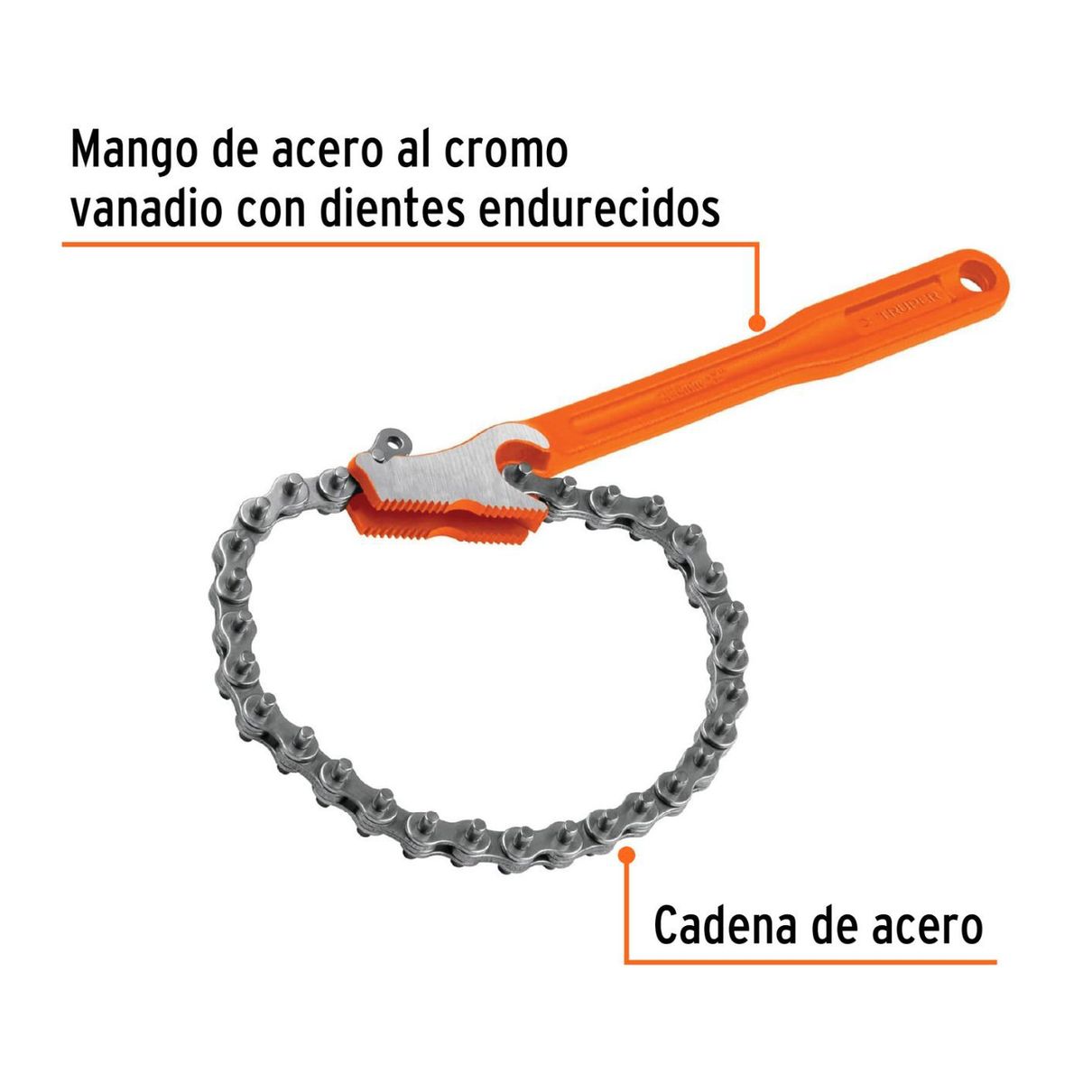 TRUPER - Llave universal con cadena con mango 11" Truper 15515