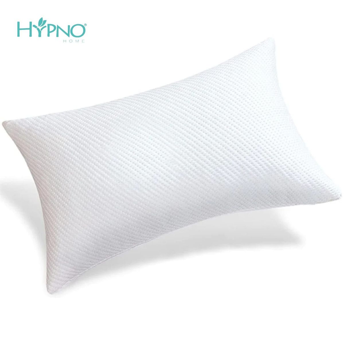 HYPNO HOME - Funda de Almohadas Impermeable 50x90cm De Bambú x2 Unids - Blanco