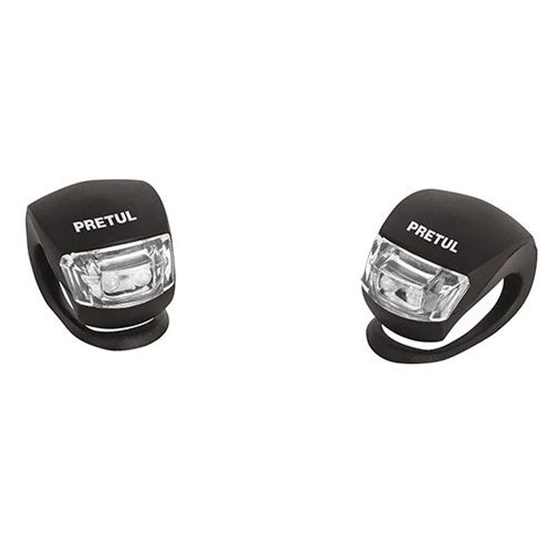 PRETUL - JUEGO LINTERNA LED DELANTERA Y TRASERA PARA BICICLETA