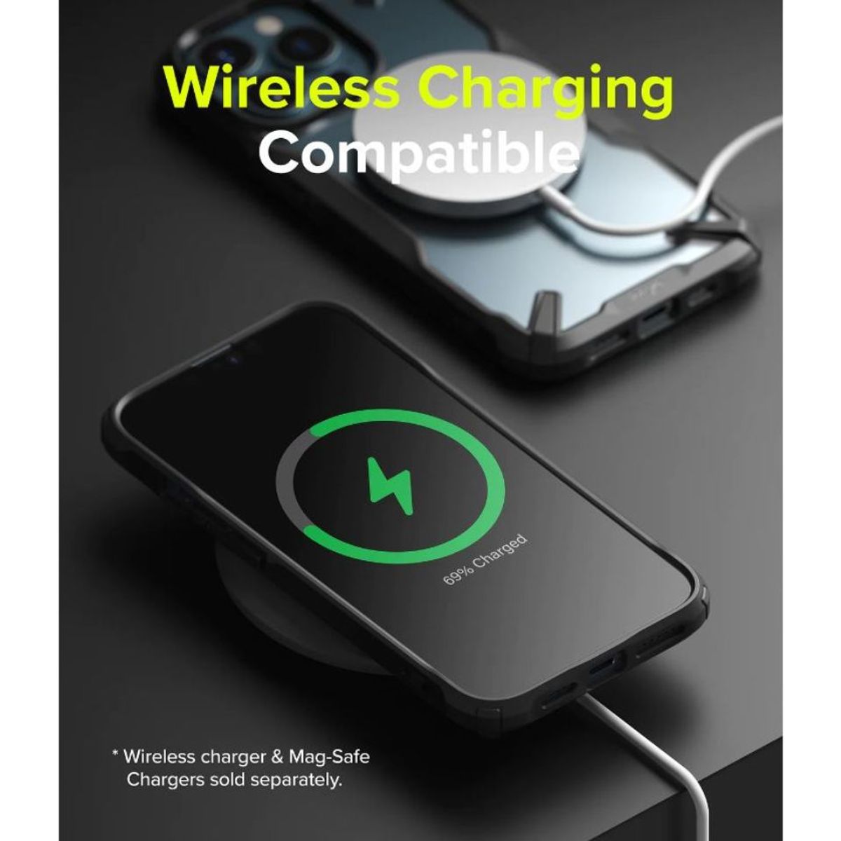 RINGKE - CASE RINGKE FUSION X CAMUFLADO IPHONE 13 PRO Y VIDRIOS