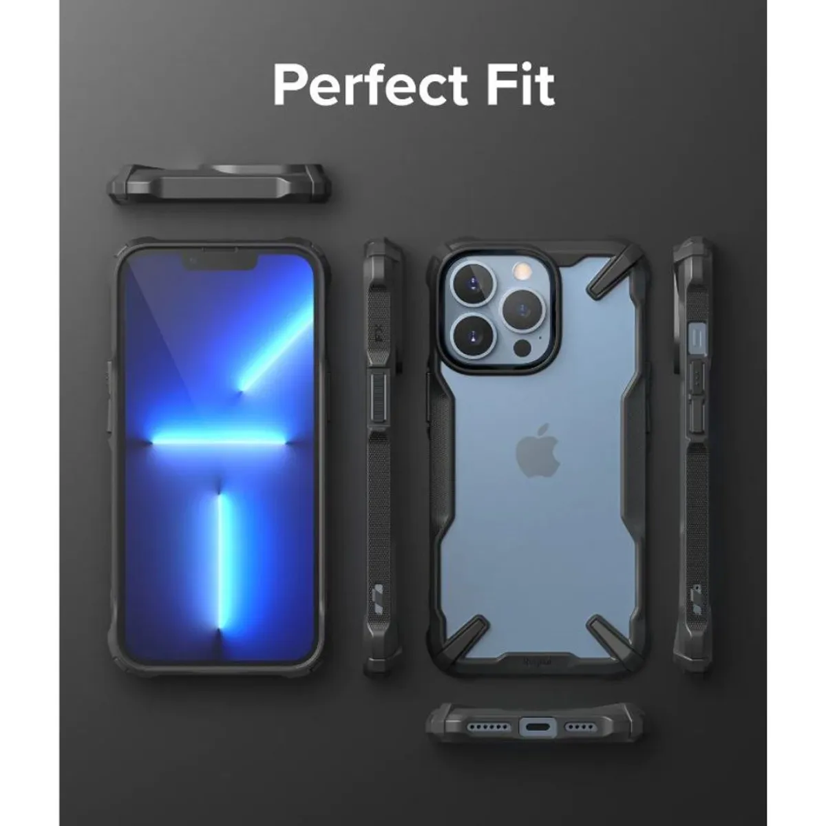 RINGKE - CASE RINGKE FUSION X IPHONE 13 PRO Y VIDRIOS