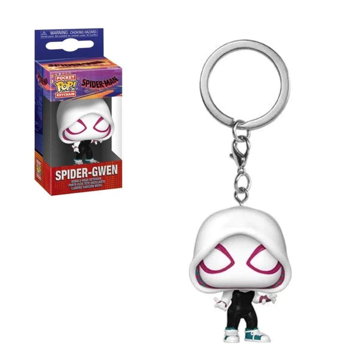 FUNKO - Funko Pop llavero Spiderman - Spider Gwen