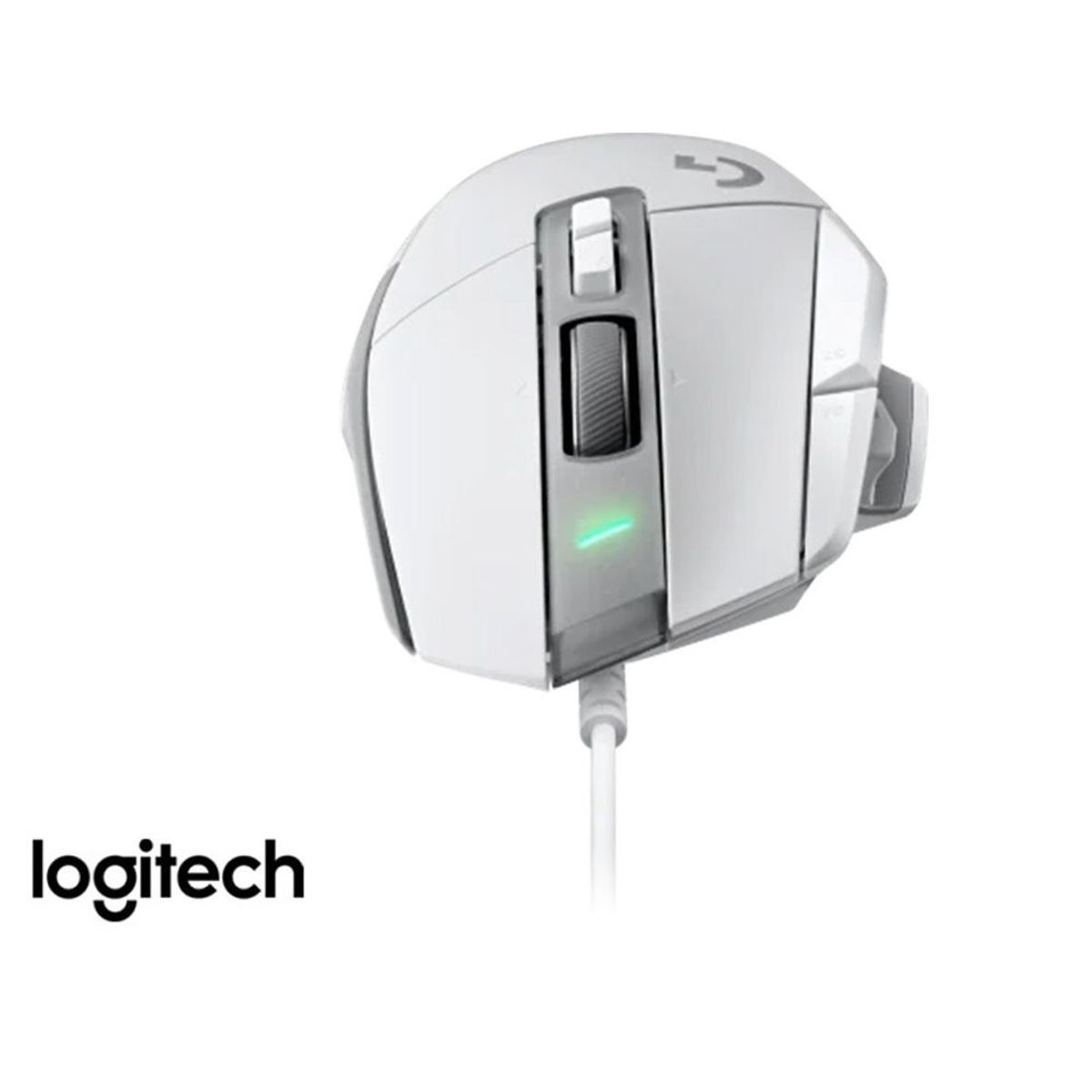 LOGITECH - Mouse Gamer Logitech G502X LightForce Switches Blanco Wired 910-006144