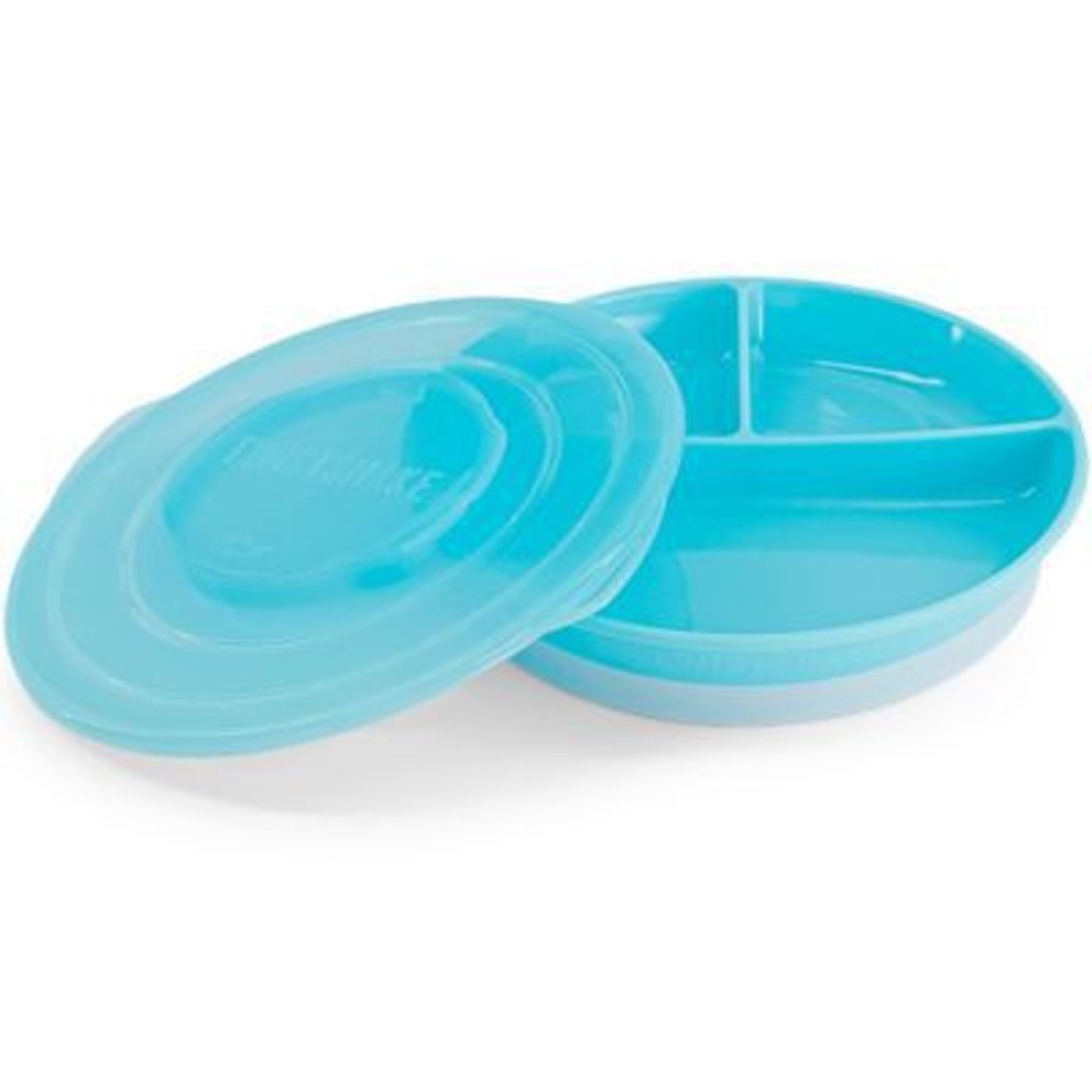 TWISTSHAKE - Plato con Divisiones Twistshake 6m Celeste