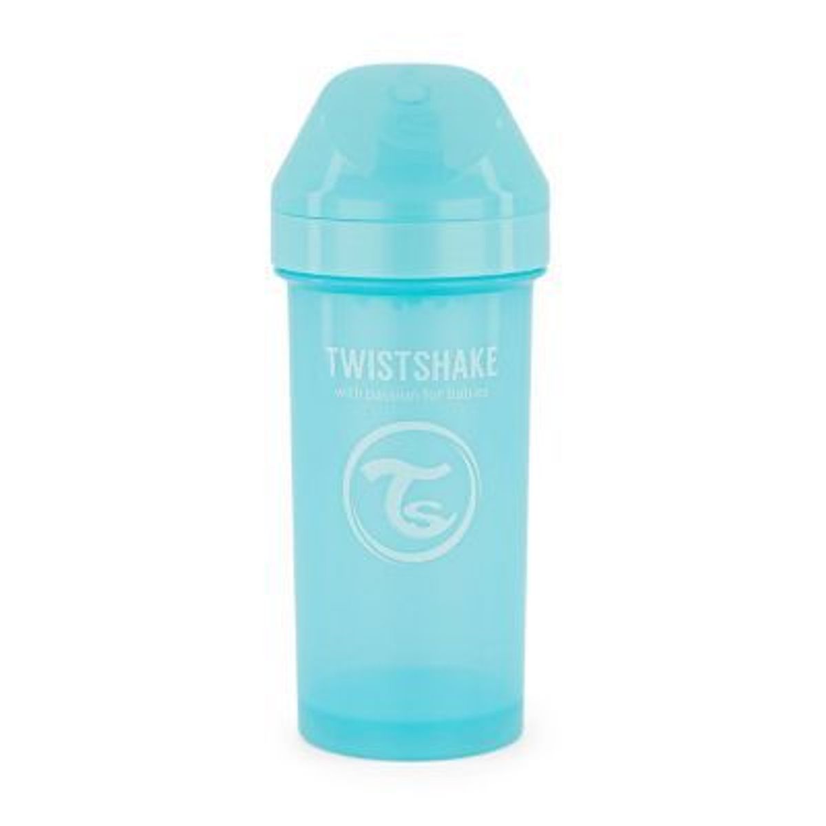 TWISTSHAKE - Taza de Entrenamiento Twistshake 360ml Celeste