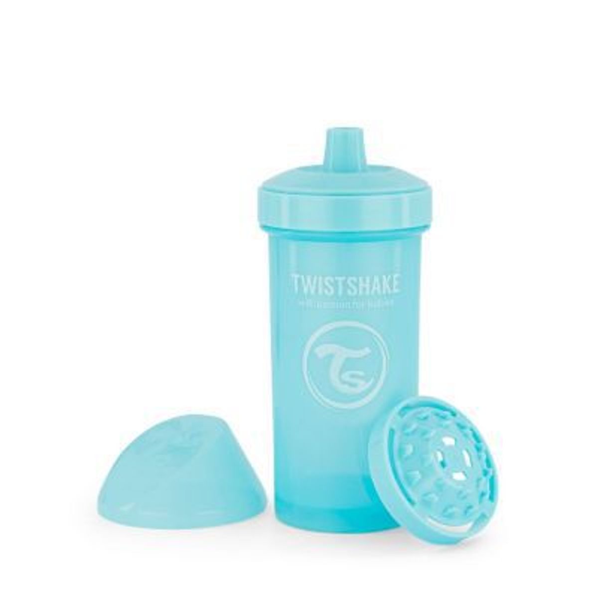 TWISTSHAKE - Taza de Entrenamiento Twistshake 360ml Celeste