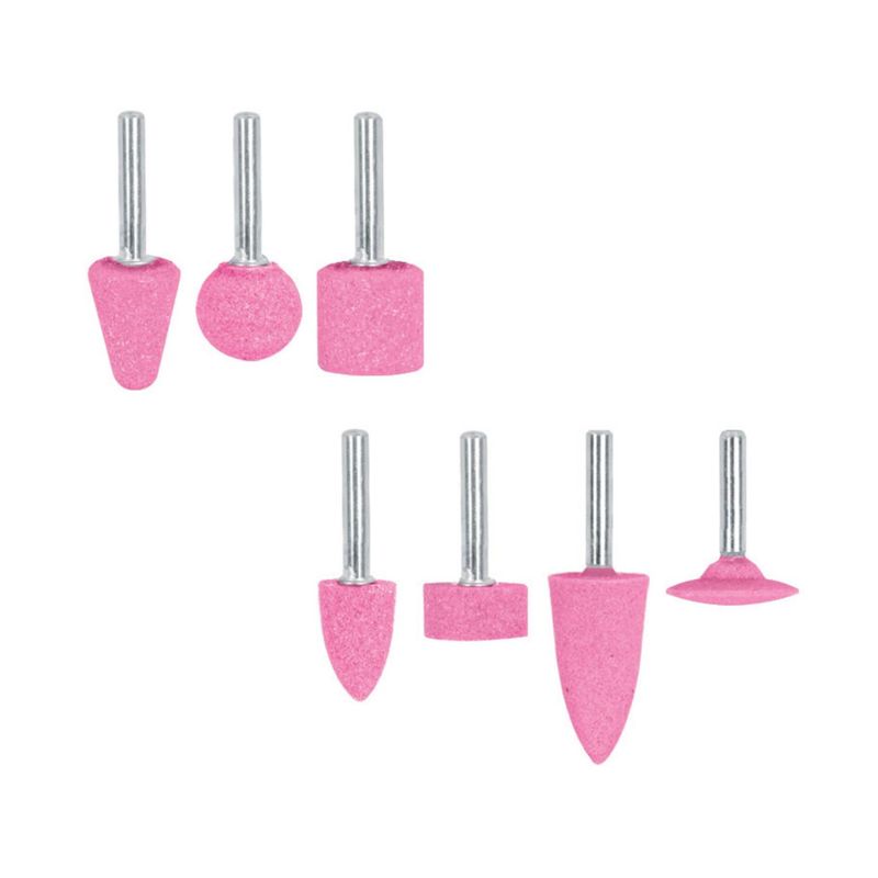 TRUPER - Kit de 7 piedras montadas para uso general de 1/4"