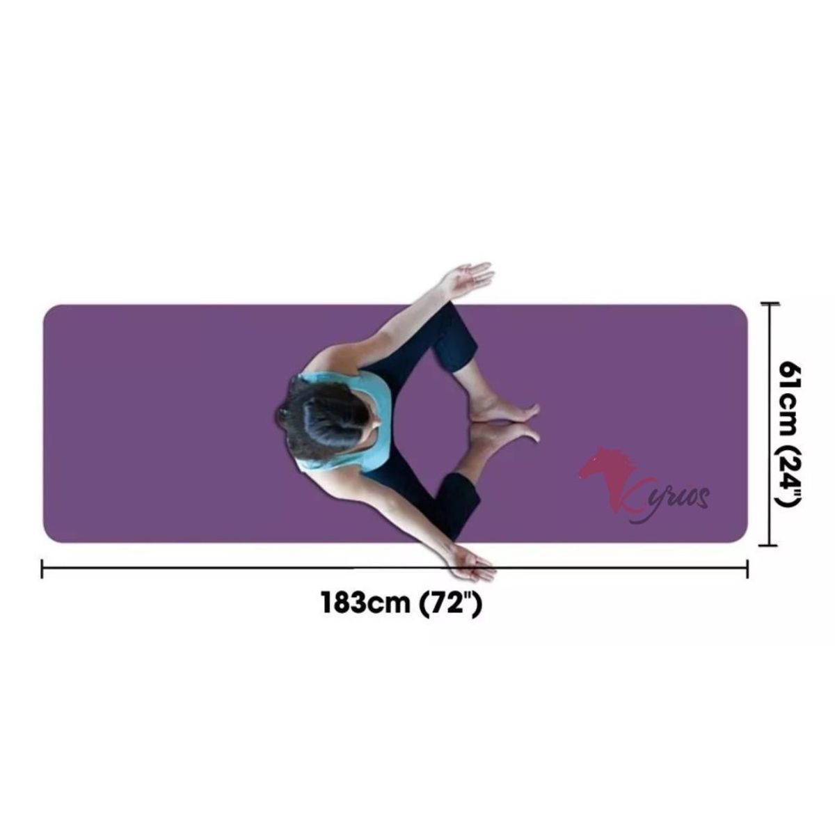 GENERICO - Mat Yoga Eco Friendly 6mm Colores