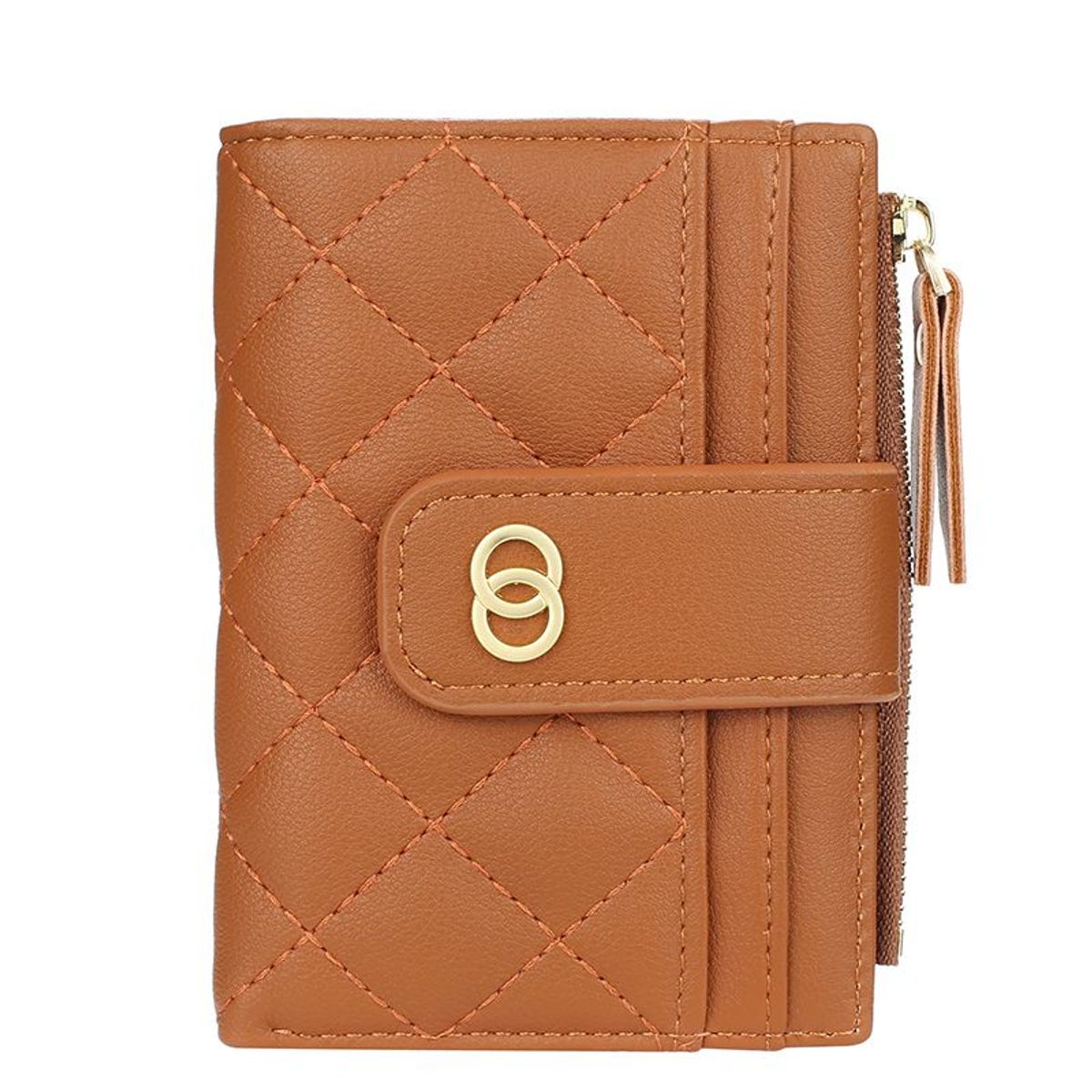 BAELLERRY - Billetera de cuero vegano PU para dama DR063