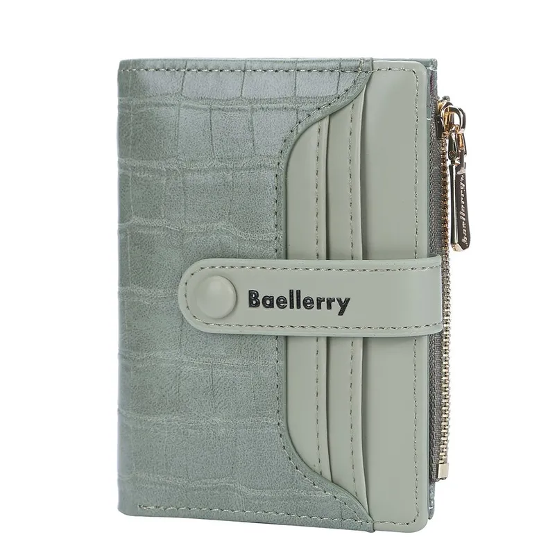 BAELLERRY - Billetera de cuero vegano PU para dama N2363