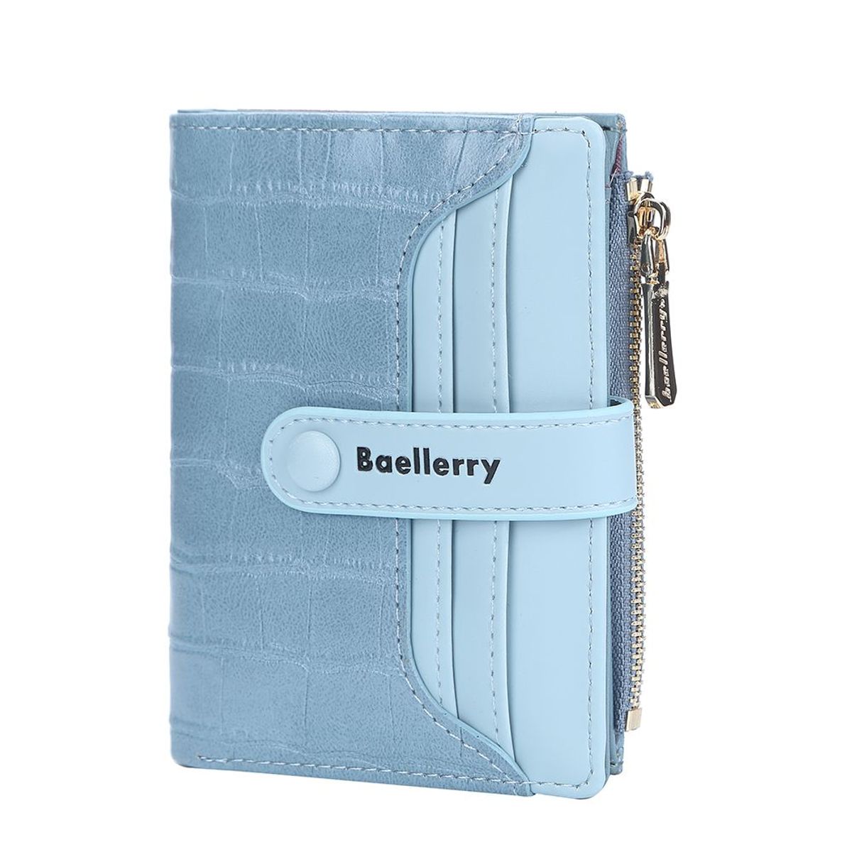 BAELLERRY - Billetera de cuero vegano PU para dama N2363