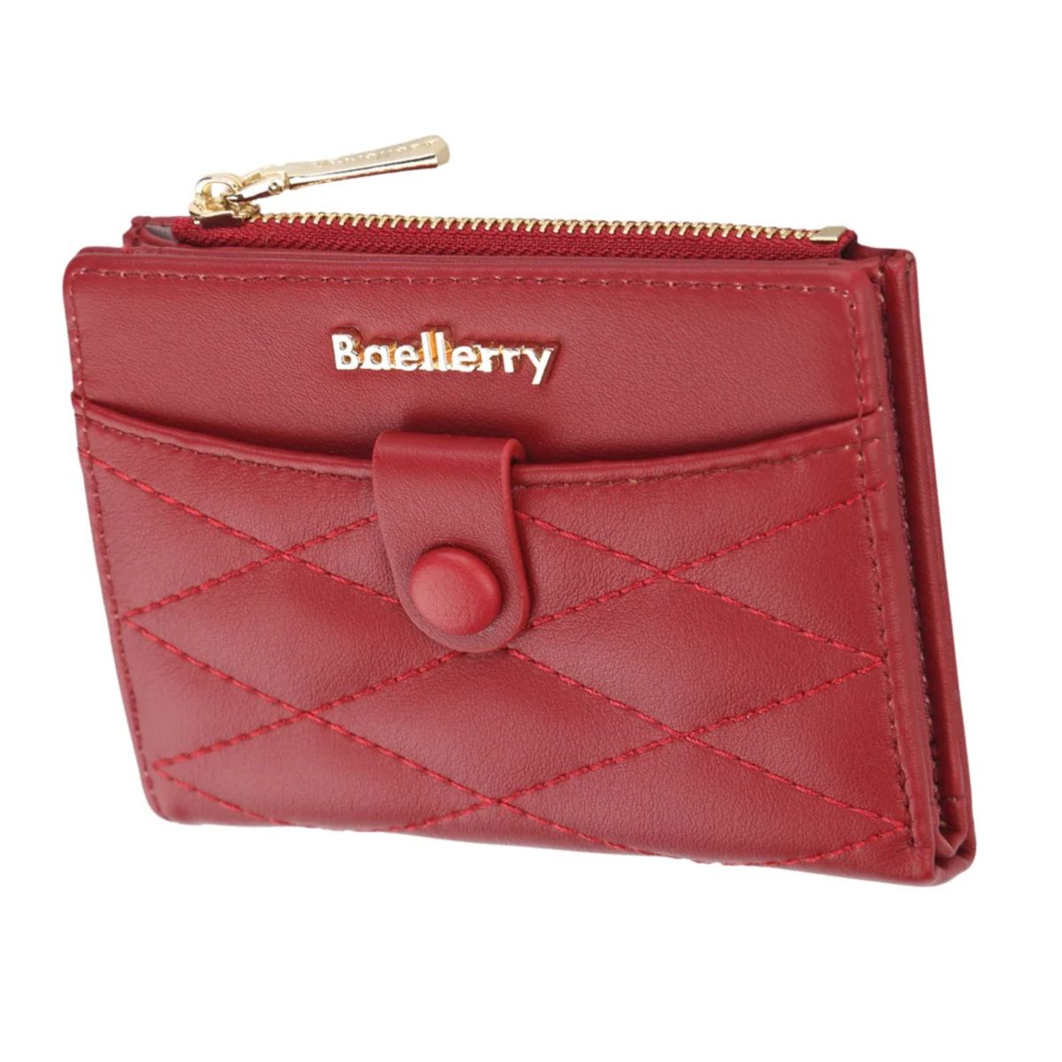 BAELLERRY - Billetera de cuero vegano PU para dama N5020