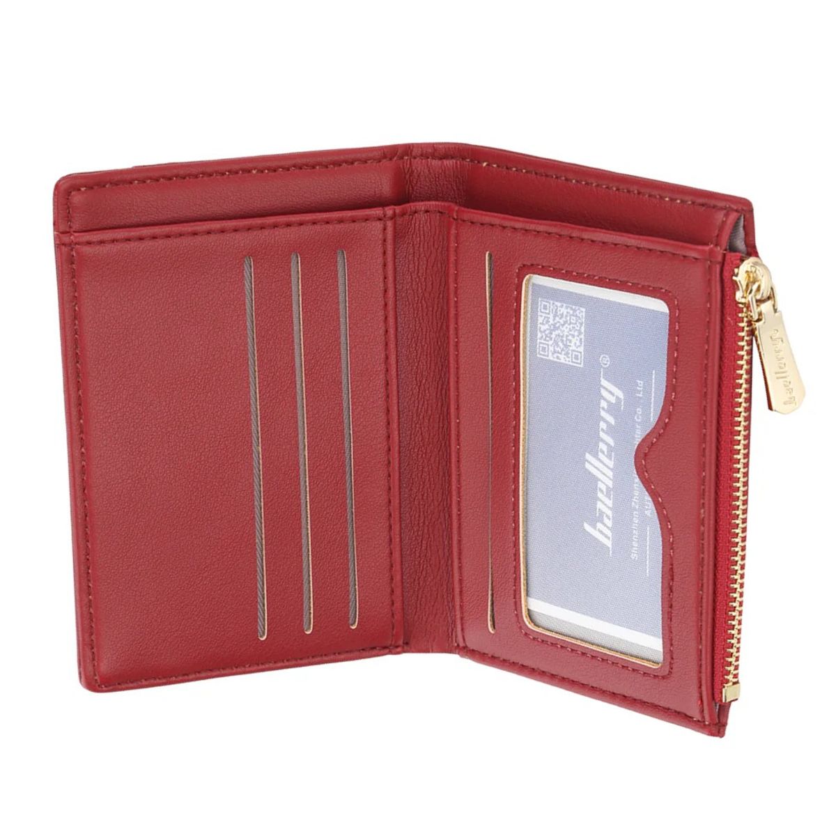 BAELLERRY - Billetera de cuero vegano PU para dama N5020