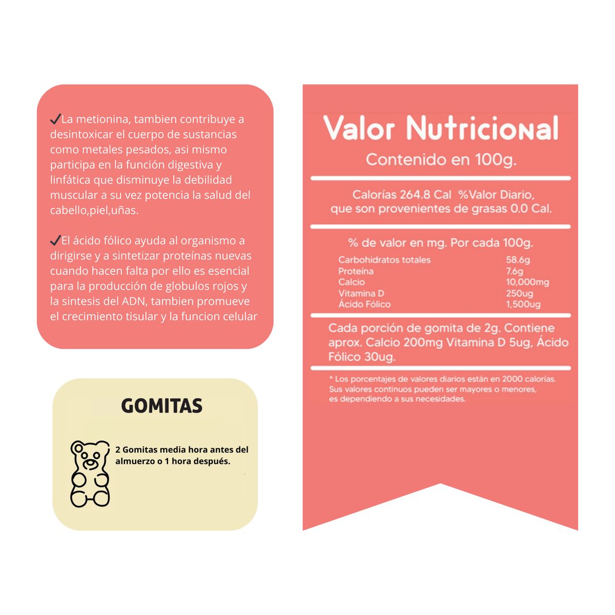 GENERICO - Calcio Para Adultos Gomitas Sottcor 100Gr Chicle