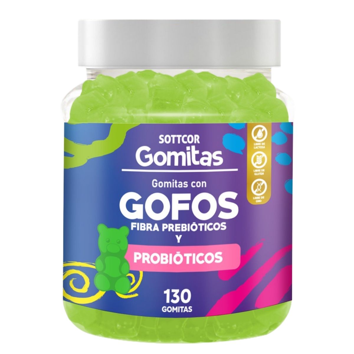GENERICO - Fibra para Niños Gomitas Sottcor 100gr Chicle