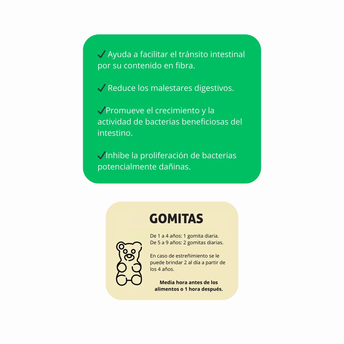 GENERICO - Fibra para Niños Gomitas Sottcor 100gr Chicle