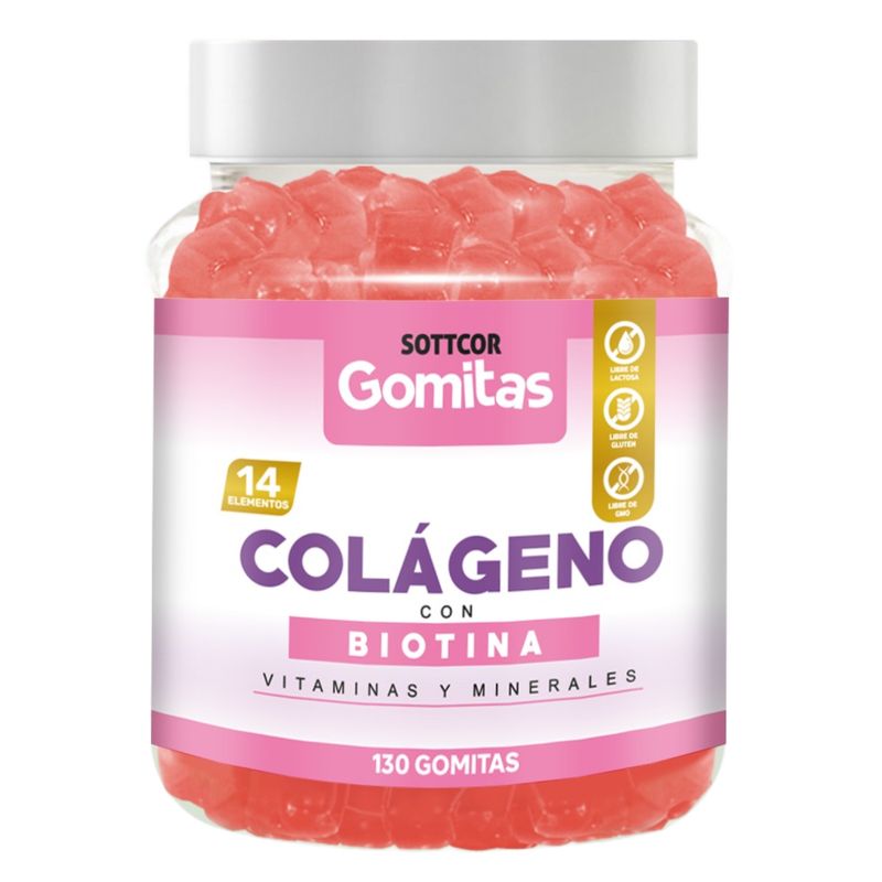 GENERICO - Colágeno Para Adultos Gomitas Sottcor 100Gr Chicle