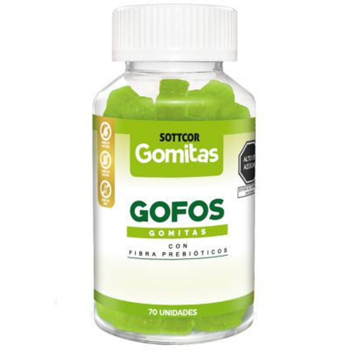 GENERICO - Gofos Para Adultos Gomitas Sottcor 100Gr Chicle