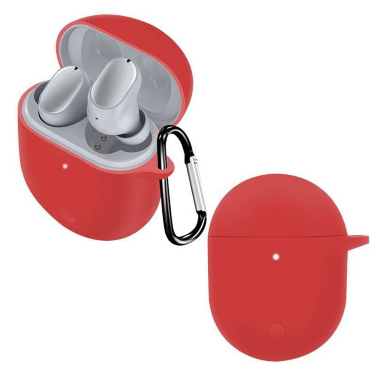 CASE - Funda de Silicona Para Xiaomi Buds 3 Pro -ROJO