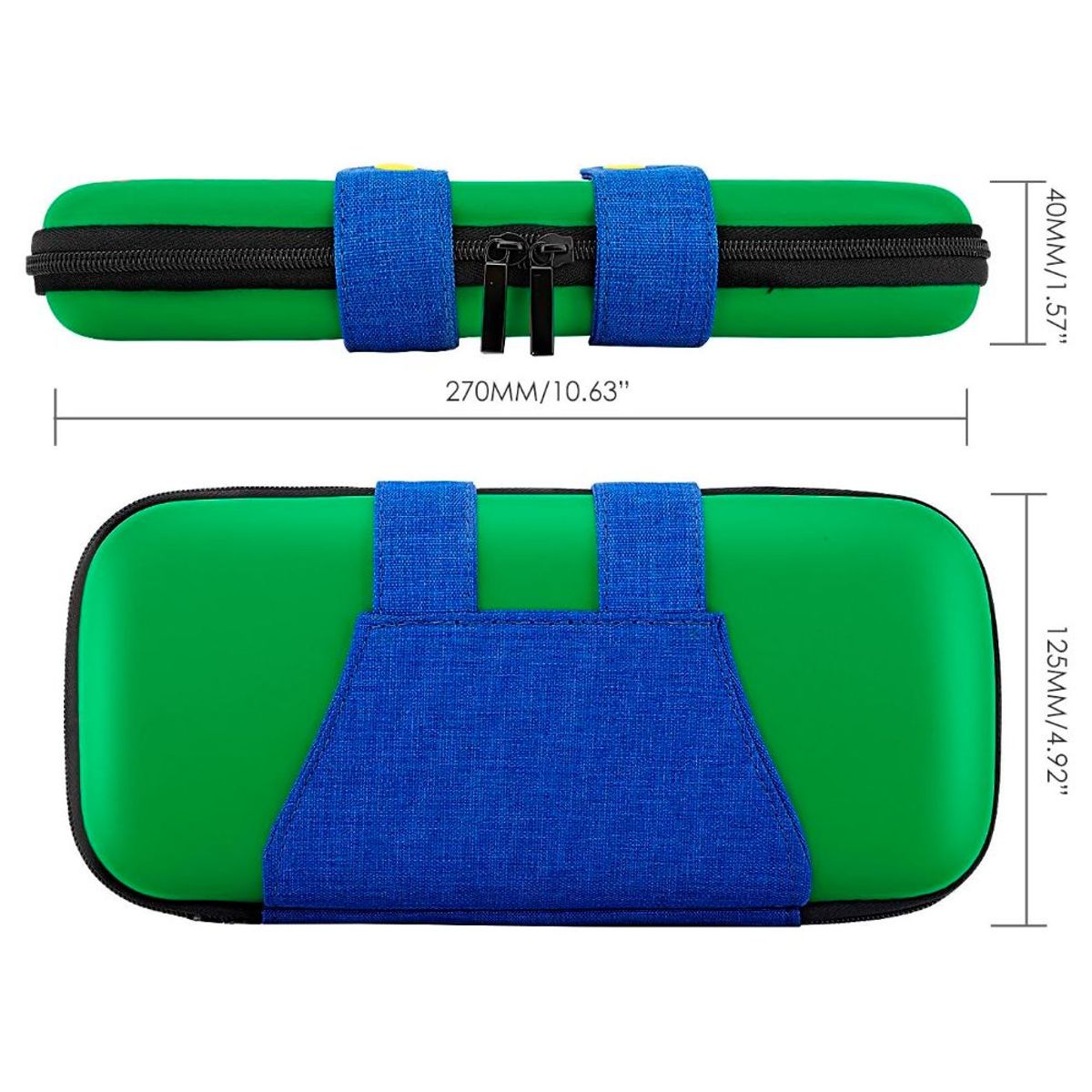 GENERICO - Protector Estuche Portatil Impermeable de Nintendo Switch Luigi Verde