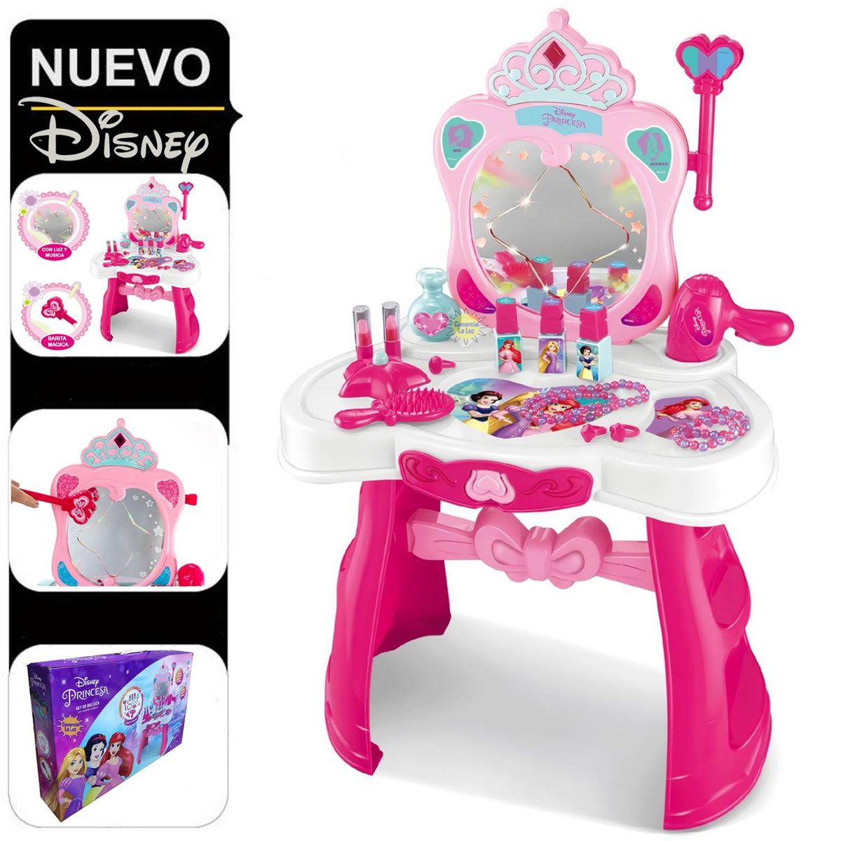 DISNEY - Set de Belleza Disney Princesas Musical Luces y a Sensor