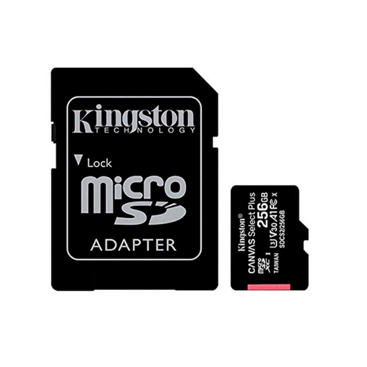 KINGSTON - MEMORIA MICRO SD KINGSTON CANVAS SELECT PLUS 256GB P/N: SDCS2/256GB