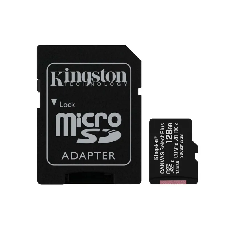 KINGSTON - MEMORIA MICRO SD KINGSTON CANVAS SELECT PLUS 128GB P/N: SDCS2/128GB