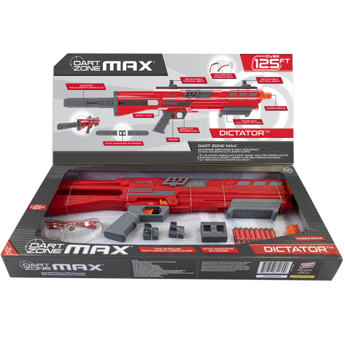 DART ZONE - Lanzador De Dardos Max Dictator