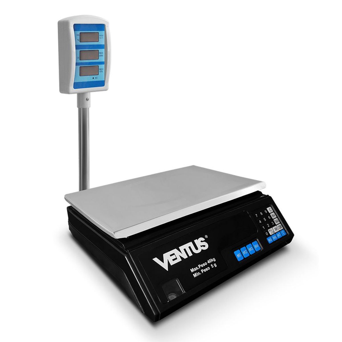 VENTUS - Balanza digital con torre de 40 Kg- Ventus.