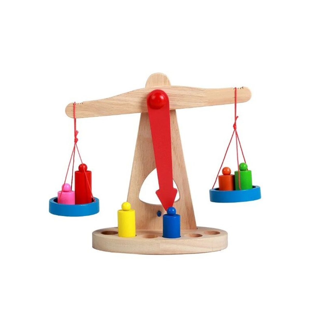 GENERICO - Juego de Balanza de Madera