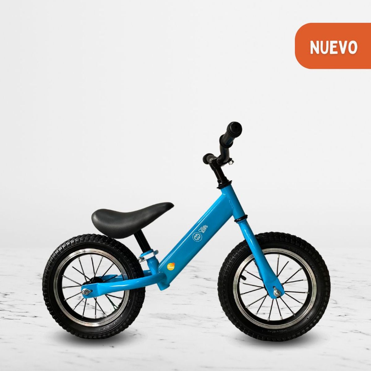 CUZKA - Bicicleta de Equilibrio Aro 12 Caucho «BALANCE» Light Blue