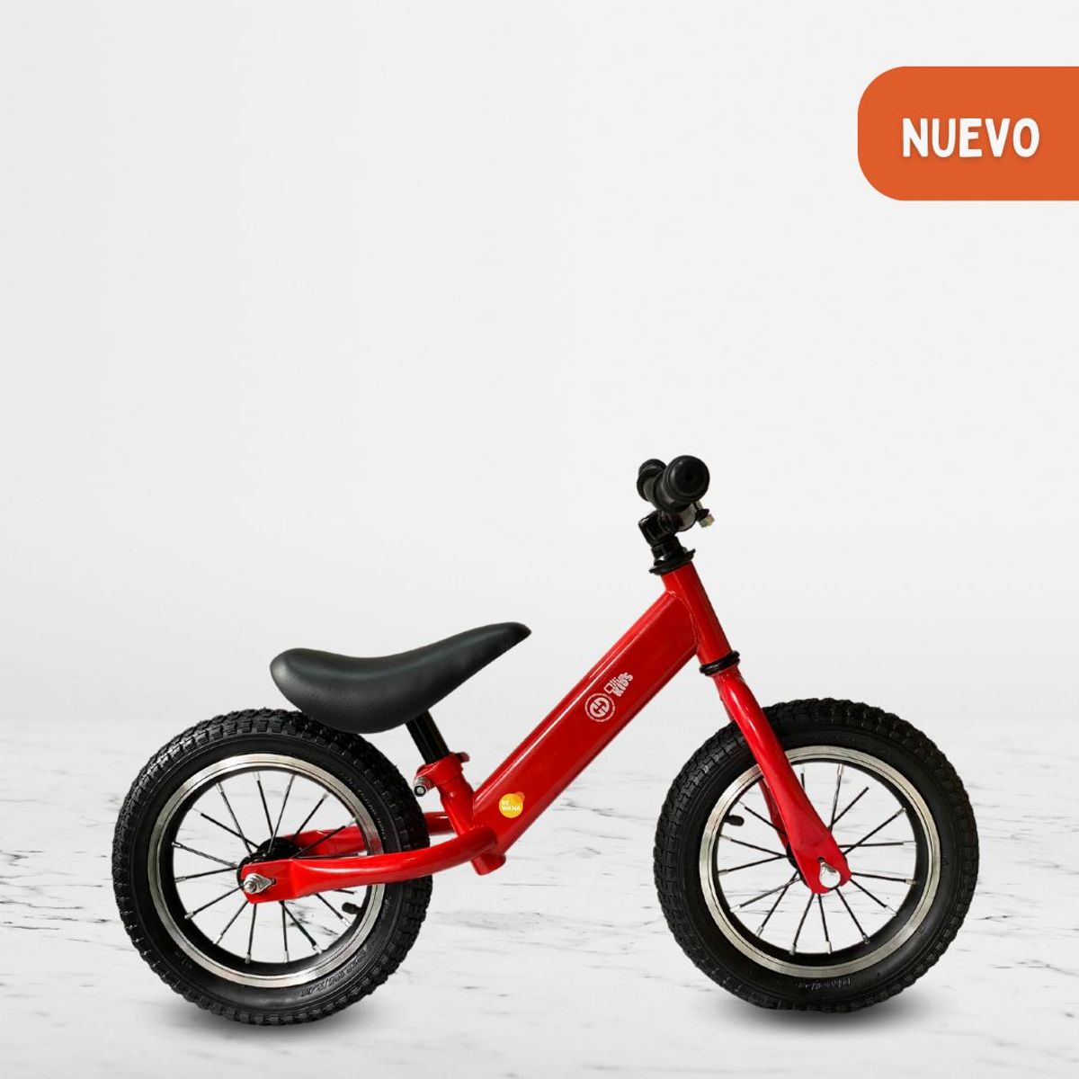 CUZKA - Bicicleta de Equilibrio Aro 12 Caucho «BALANCE» Red