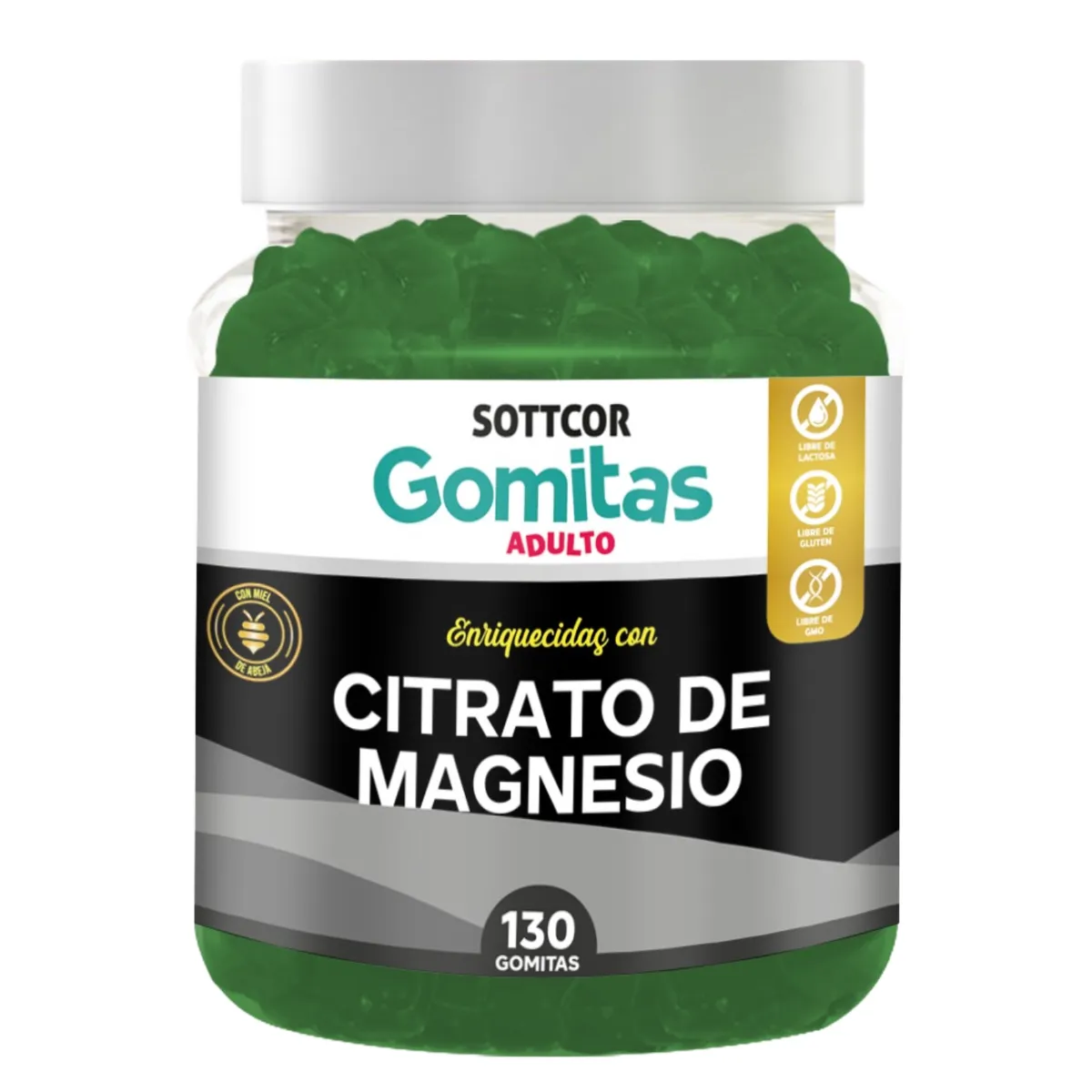 GENERICO - Magnesio Para Adultos Gomitas Sottcor 100Gr Chicle