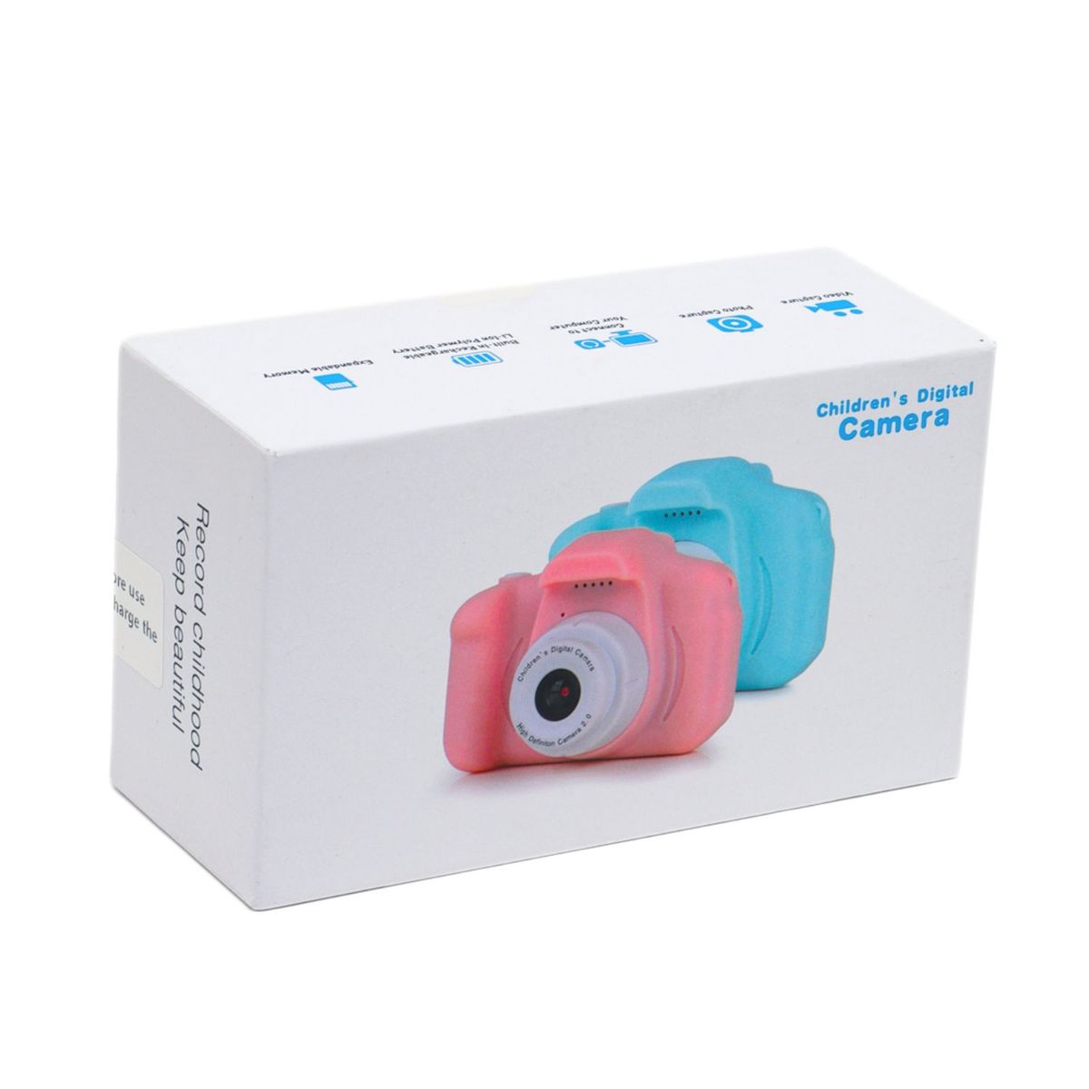 GENERICO - Mini Cámara Digital Flash Juguete Niños Azul