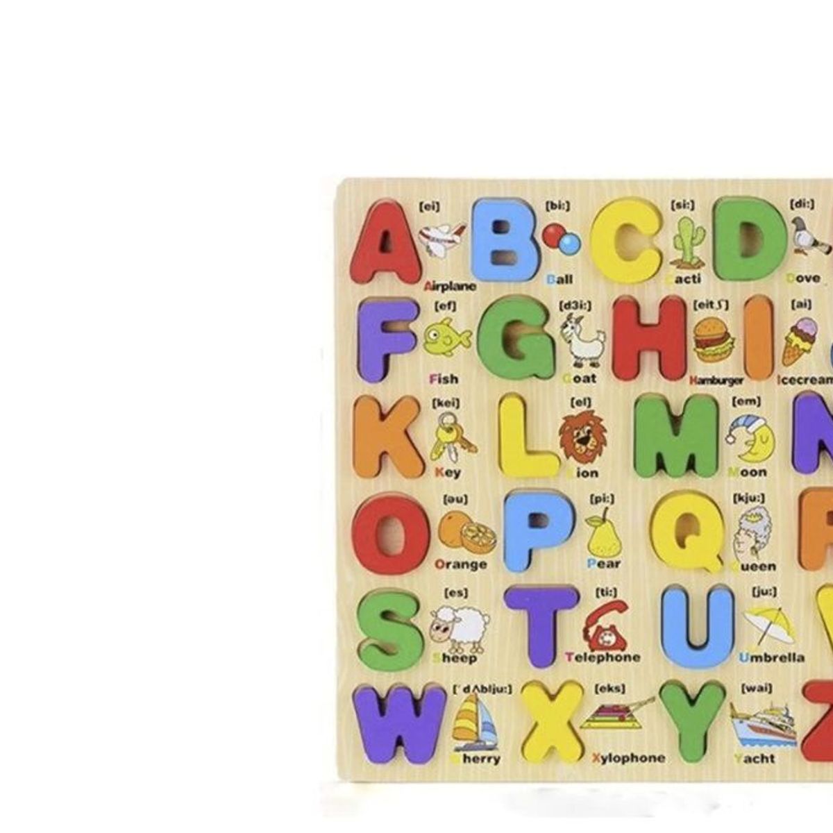 GENERICO - Rompecabeza Alfabeto de Madera
