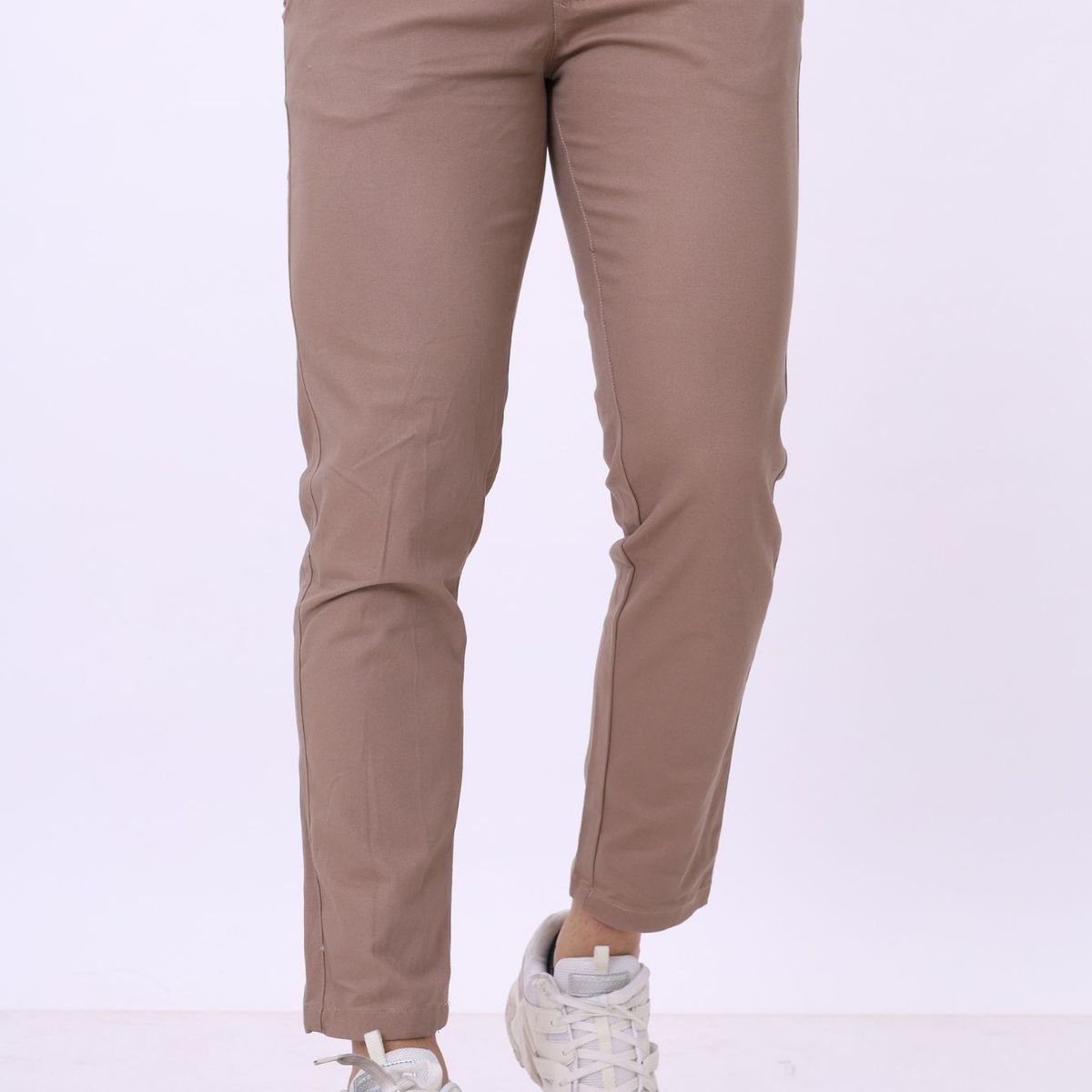 J JERAOUS - pantalón JERAOUS de drill strech Taupe