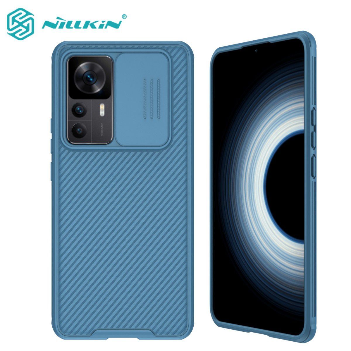 NILLKIN - Case Nillkin Camshield Blue - Xiaomi 12T