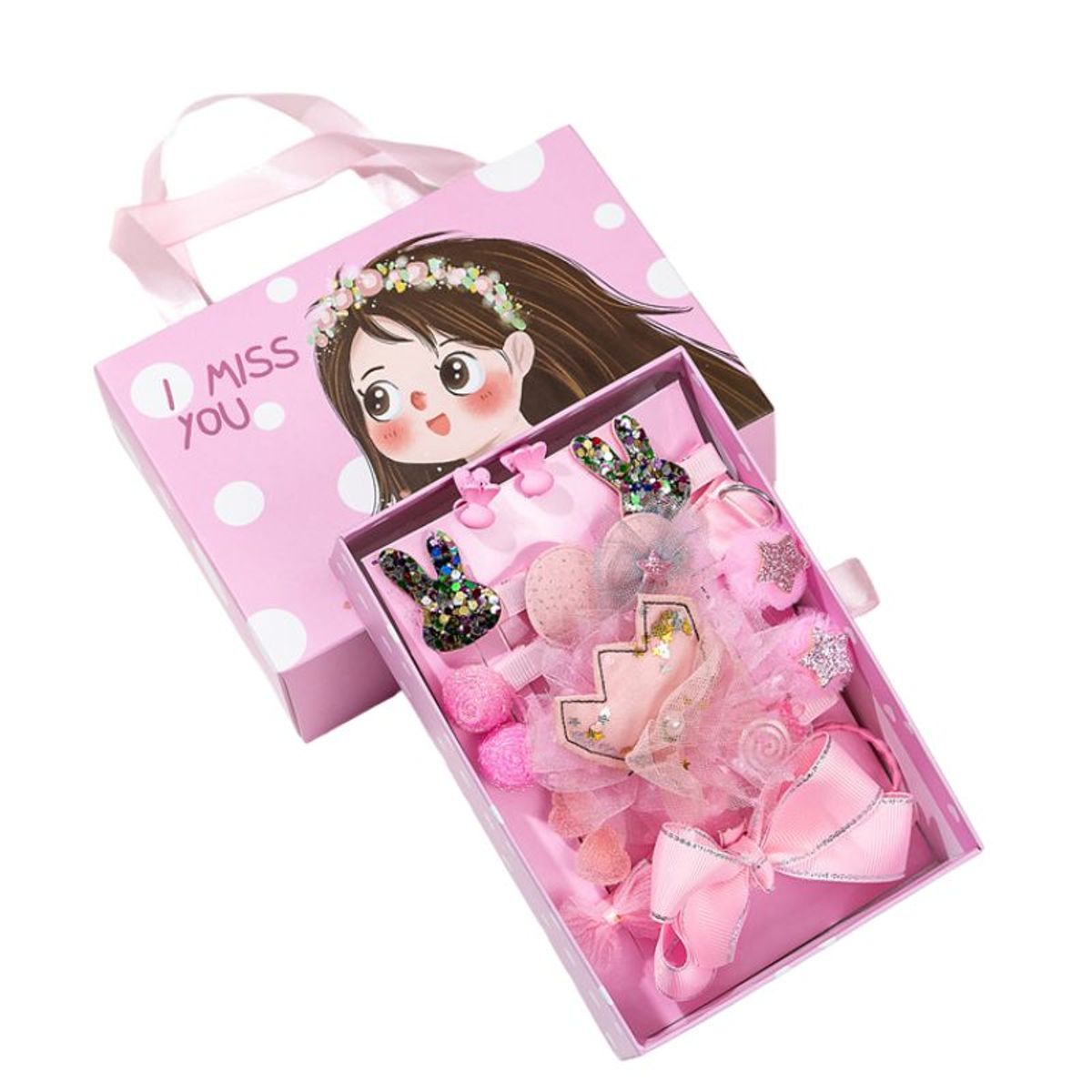 GENERICO - Set de 18 ganchos de cabello para bebés y niñas