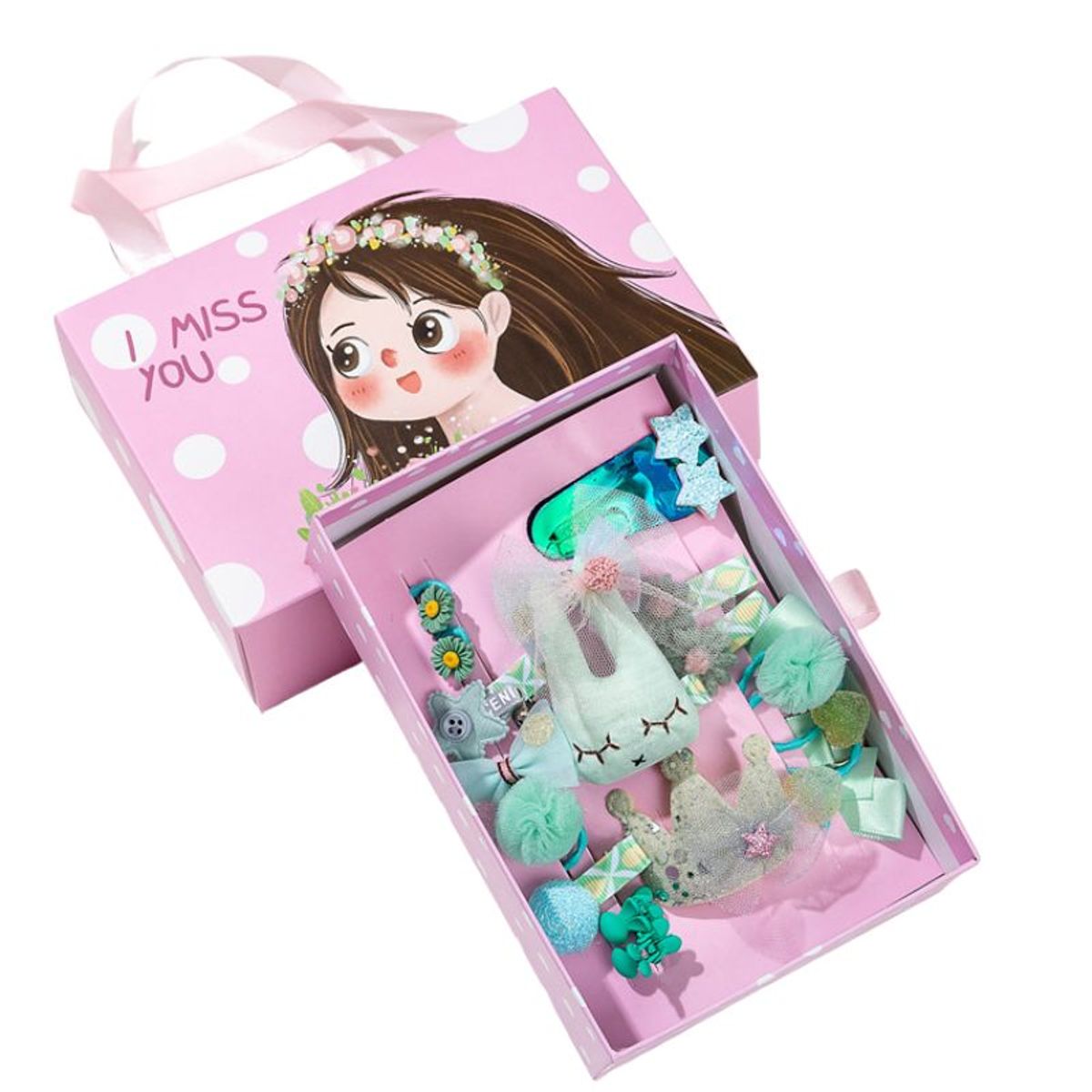 GENERICO - Set de 18 ganchos de cabello para bebés y niñas