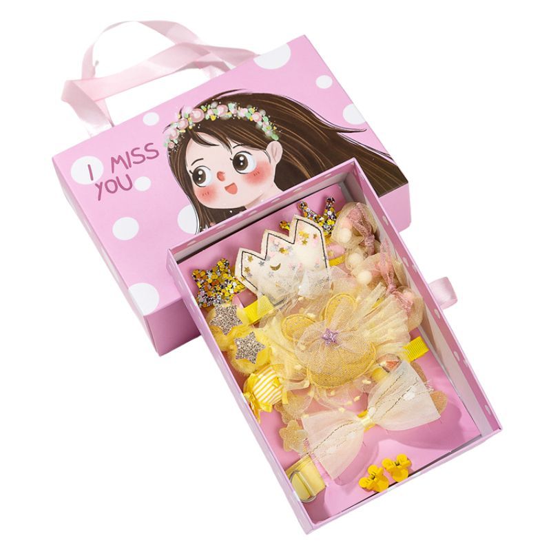 GENERICO - Set de 18 ganchos de cabello para bebés y niñas