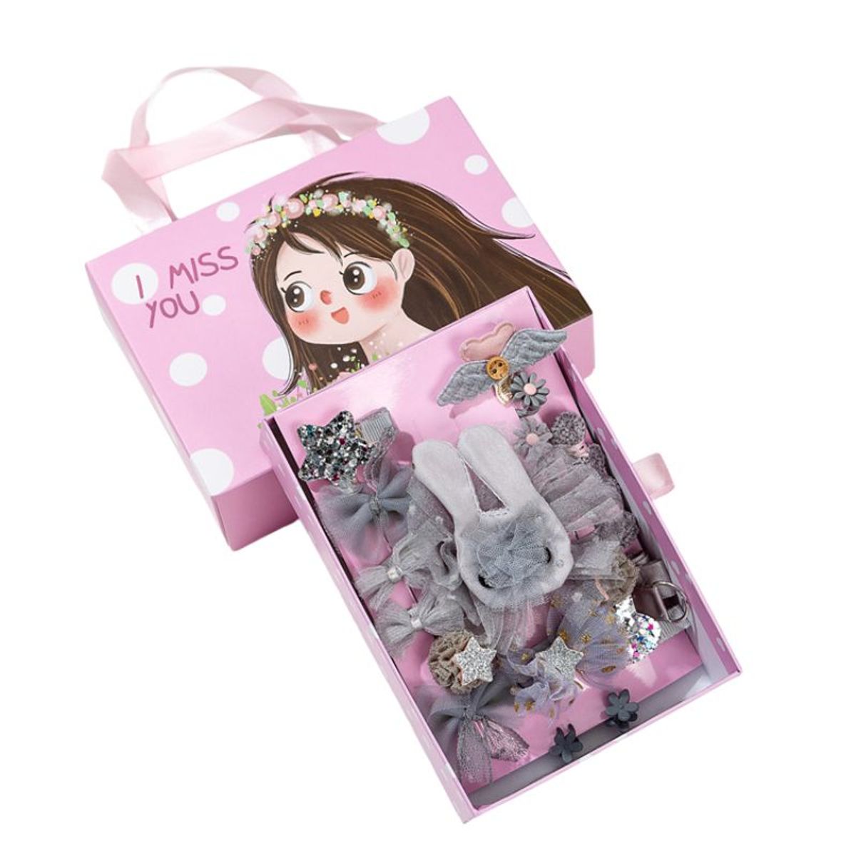 GENERICO - Set de 18 ganchos de cabello para bebés y niñas